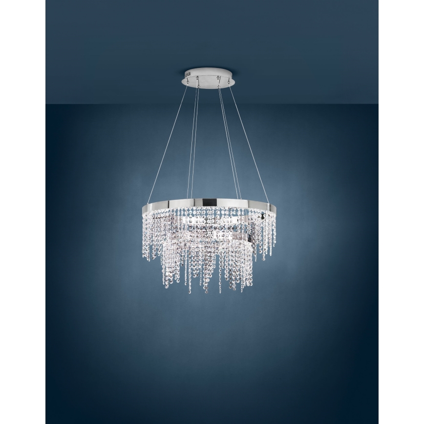 Eglo - Світлодіодна підвісна люстра з регулюванням яскравості LED/45W/230V