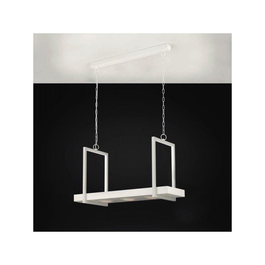 Eglo - Светодиодная RGB-люстра на цепи с регулированием яркости 3xLED/6W/230V + дистанционное управление