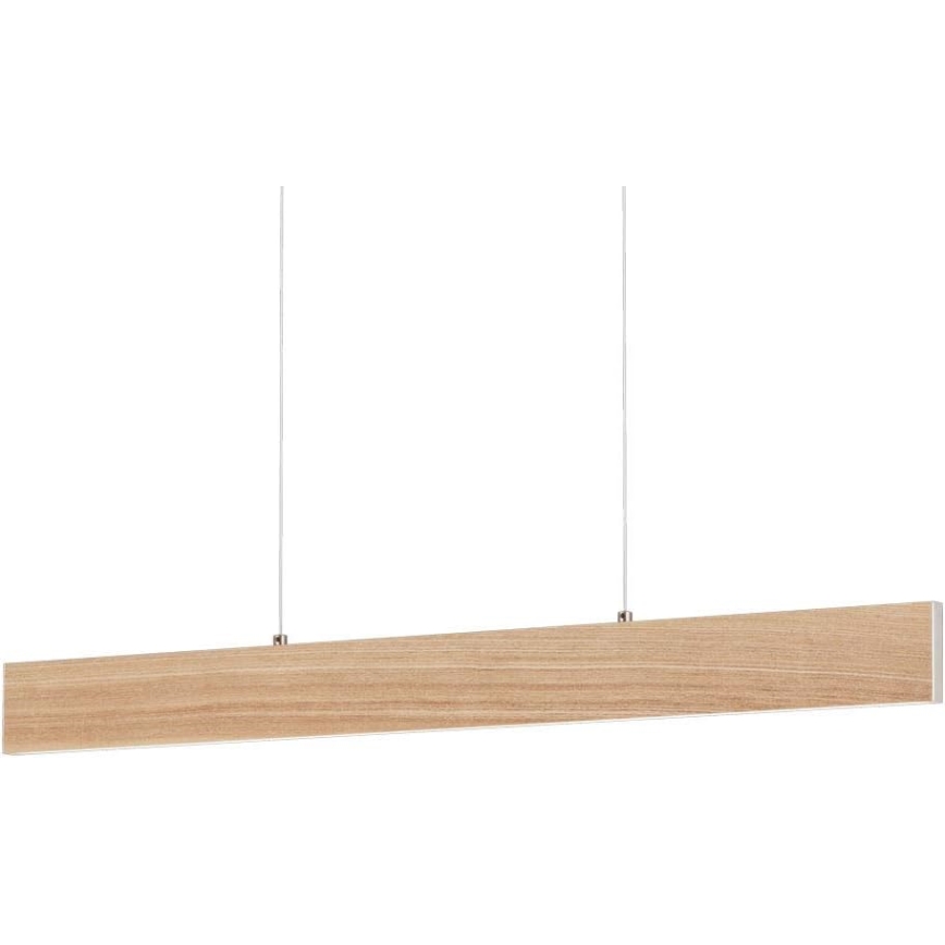Eglo 39344 - LED-люстра на тросі CLIMENE LED/17W/230V + LED/4,2W дуб