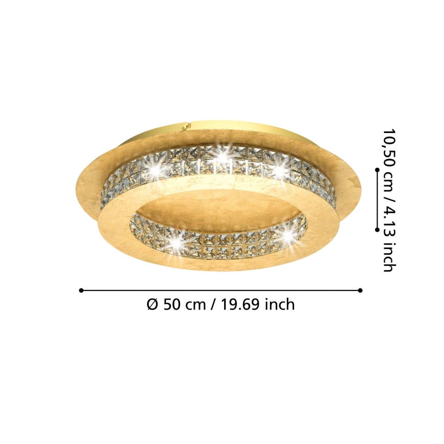 Eglo - Светодиодный потолочный светильник с регулированием яркости LED/31,5W/230V