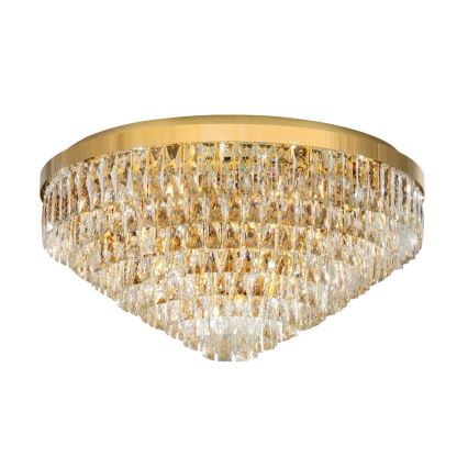 Eglo - Потолочный светильник VALPARAISO 16xE14/40W/230V золотой