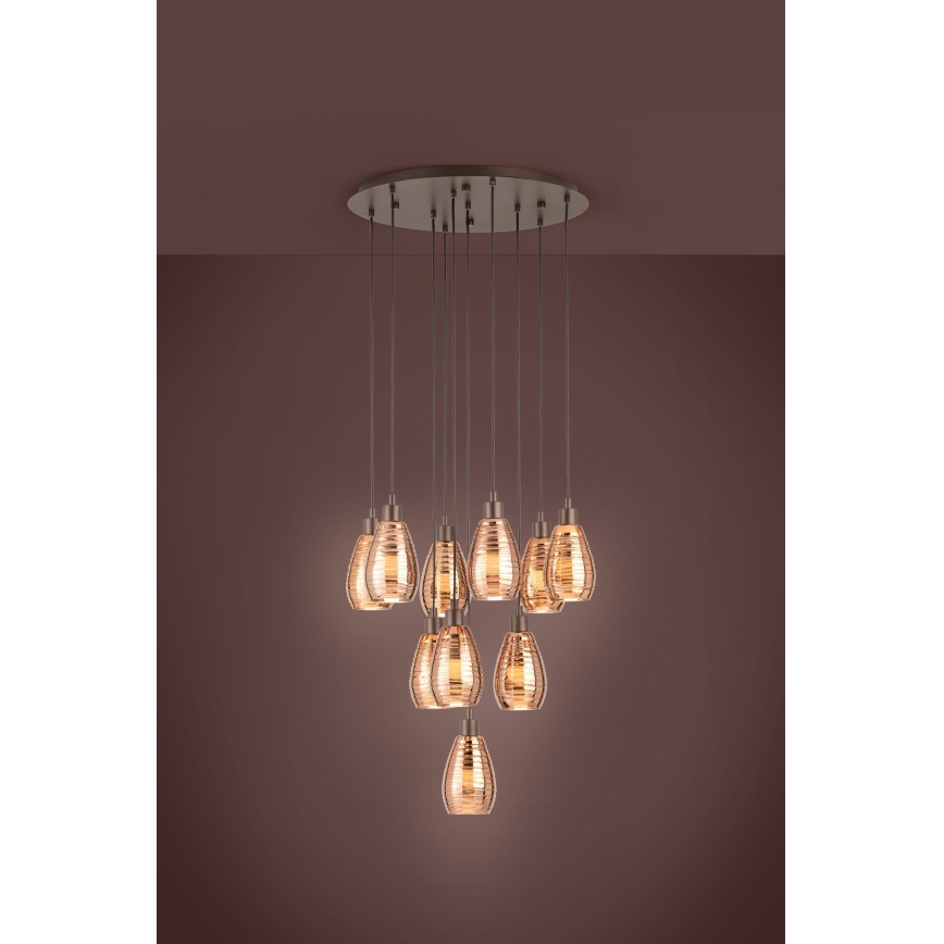 Eglo - Підвісна люстра 10xE27/60W/230V