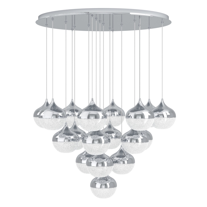 Eglo - Светодиодная диммируемая люстра на тросе MIOGLIA 18xLED/3,1W/230V