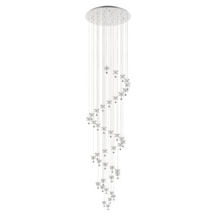 Eglo - Кришталева підвісна LED люстра з регулюванням яскравості 40xLED/1,8W/230V