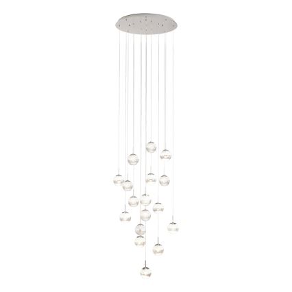 Eglo - Светодиодная диммируемая люстра на тросе MONTEFIO 17xLED/5W/230V