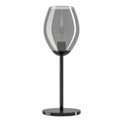 Eglo - Настольная лампа 1xE27/60W/230V черная/дымчатая