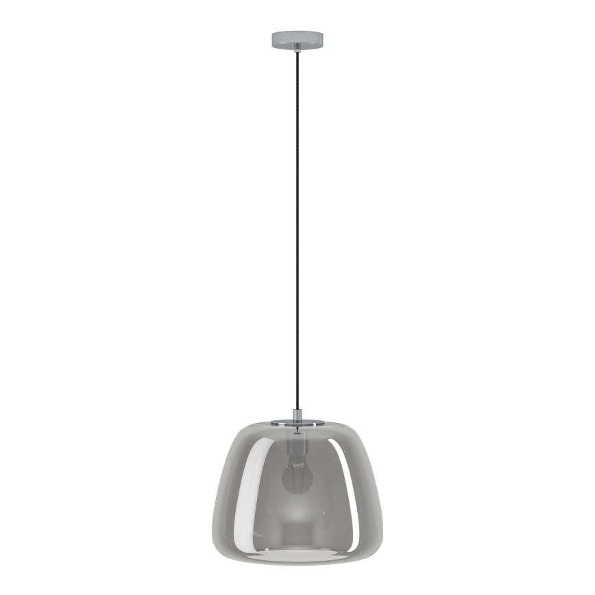Eglo - Подвесная люстра 1xE27/40W/230V диаметр 35 см дымчатый