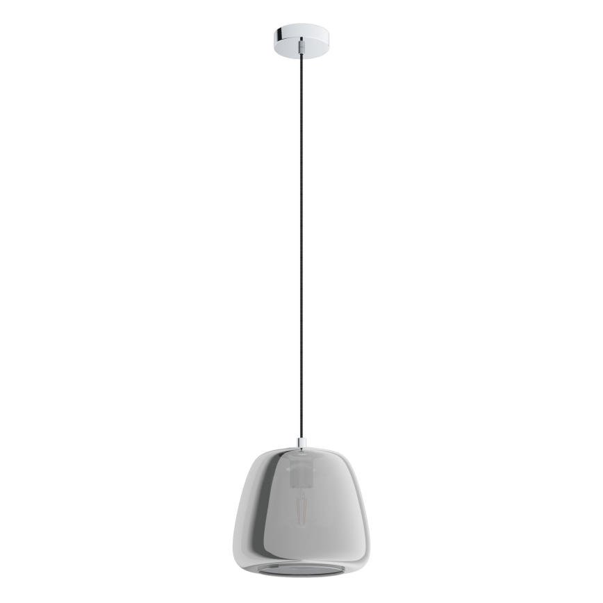 Eglo - Подвесная люстра 1xE27/40W/230V диаметр 26 см дымчатый