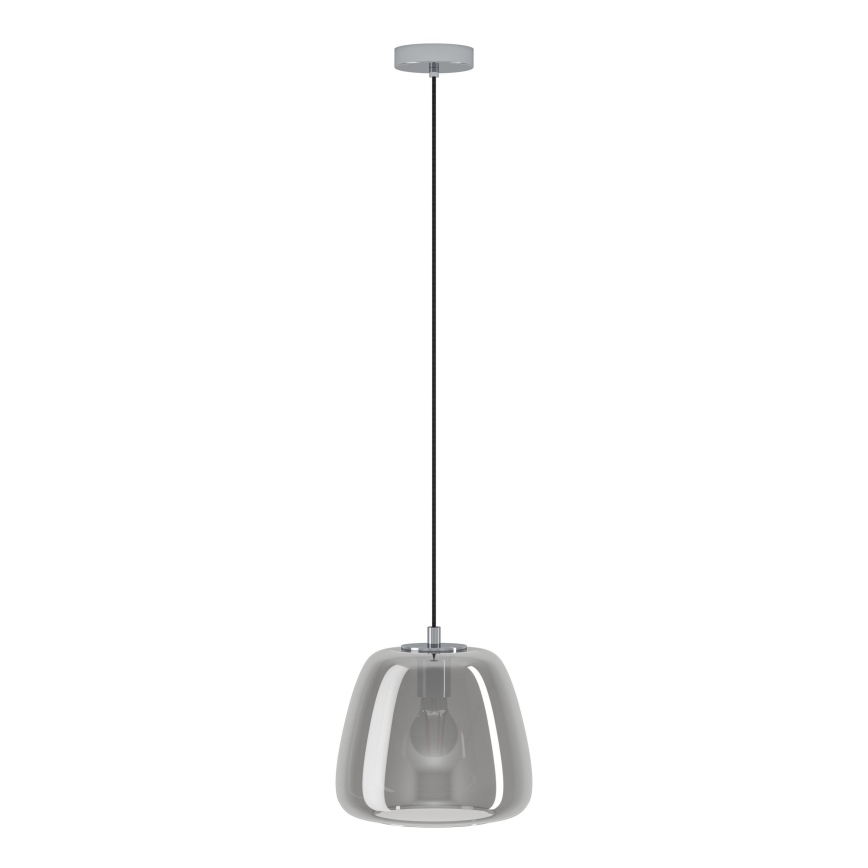 Eglo - Подвесная люстра 1xE27/40W/230V диаметр 26 см дымчатый