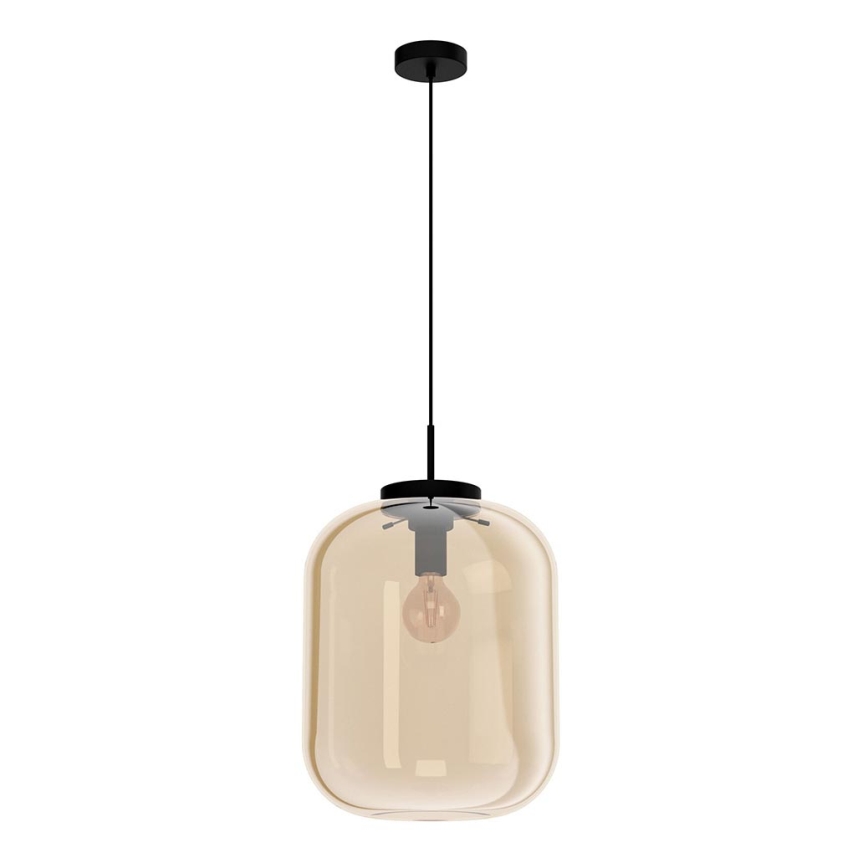 Eglo - Люстра на тросе BULCIAGO 1xE27/40W/230V ⌀ 35 см бежевая
