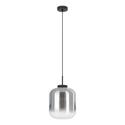 Eglo - Підвісна люстра 1xE27/40W/230V діаметр 25 см димчастий