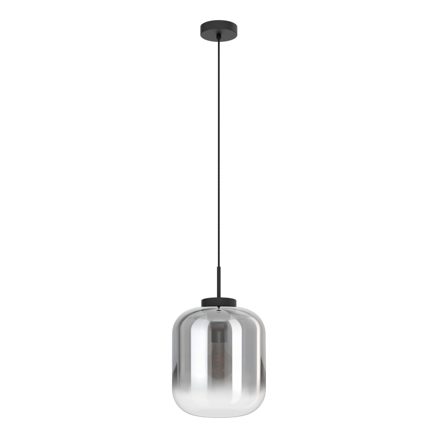 Eglo - Підвісна люстра 1xE27/40W/230V діаметр 25 см димчастий