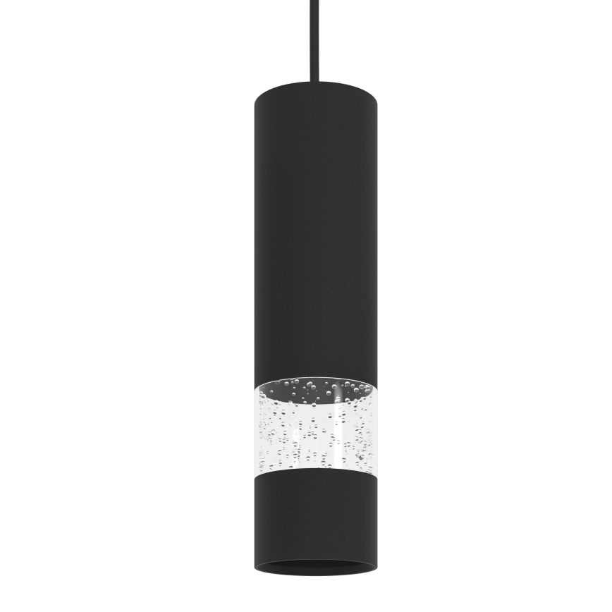 Eglo - Светодиодная подвесная люстра 1xGU10/4,6W/230V черный