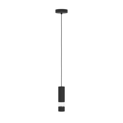 Eglo - Светодиодная подвесная люстра 1xGU10/4,6W/230V черный