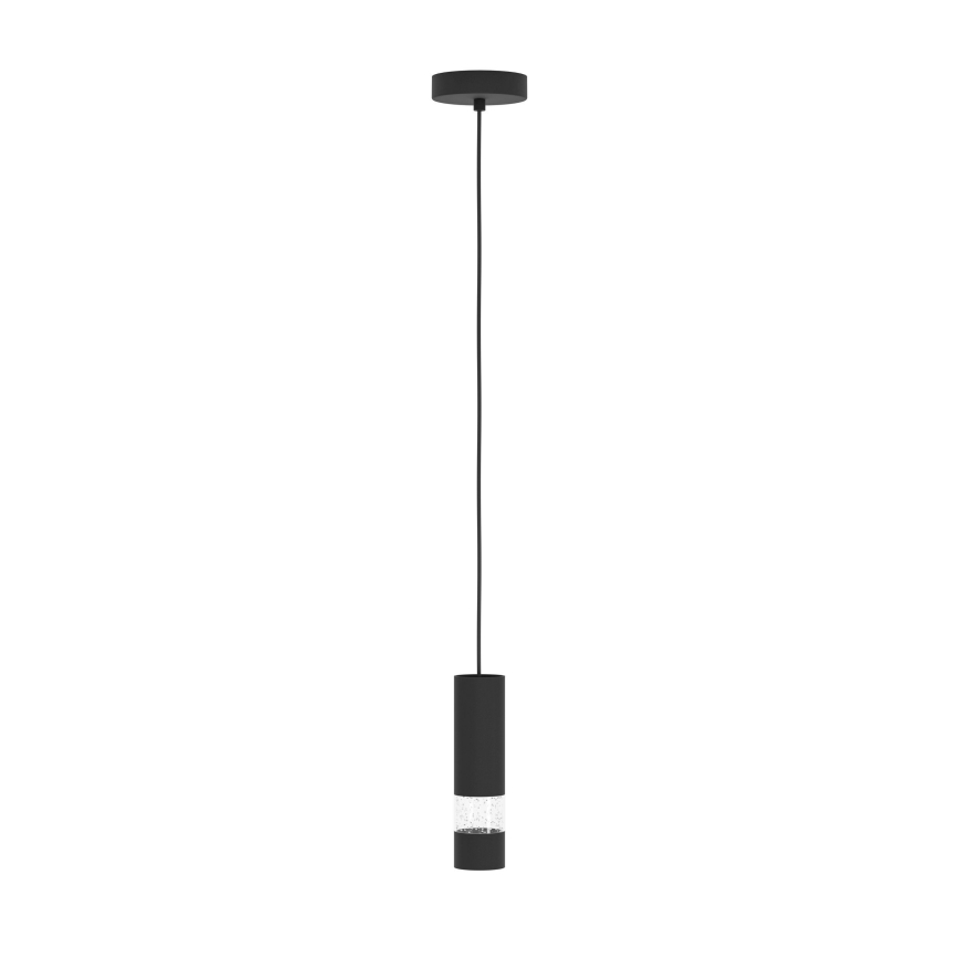 Eglo - Светодиодная подвесная люстра 1xGU10/4,6W/230V черный