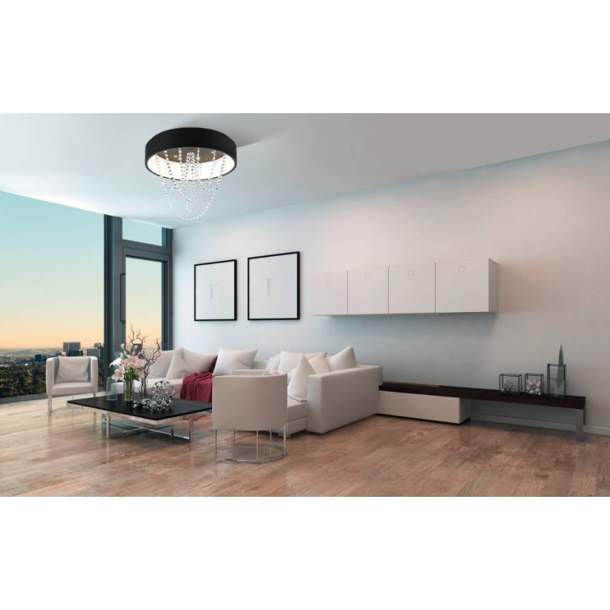 Eglo - Светодиодный потолочный светильник с регулированием яркости LED/34W/230V + 6xLED/5,4W + дистанционное управление