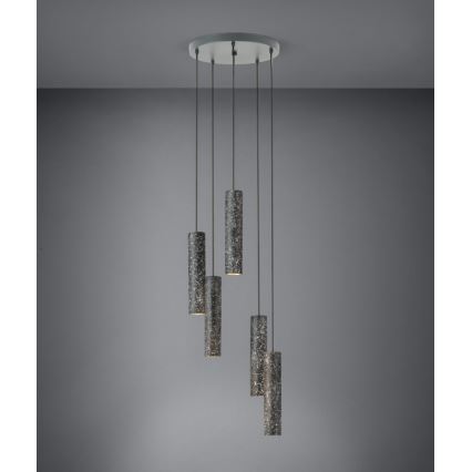 Eglo - Підвісна LED люстра 5xGU10/4,5W/230V