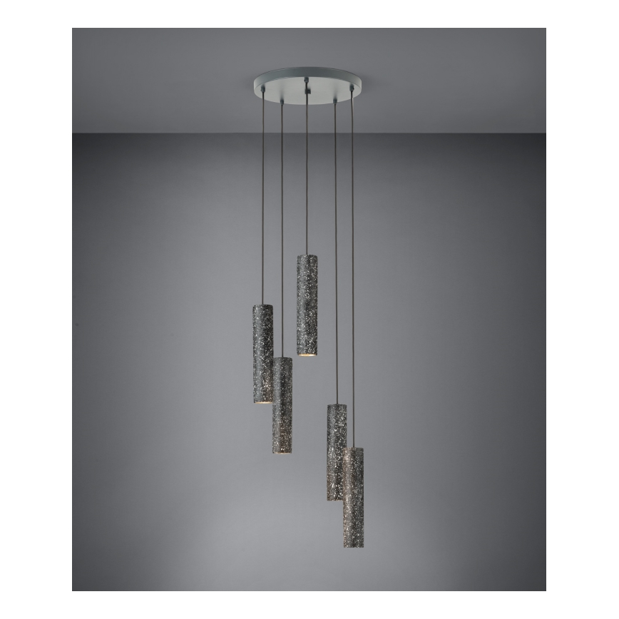 Eglo - Підвісна LED люстра 5xGU10/4,5W/230V