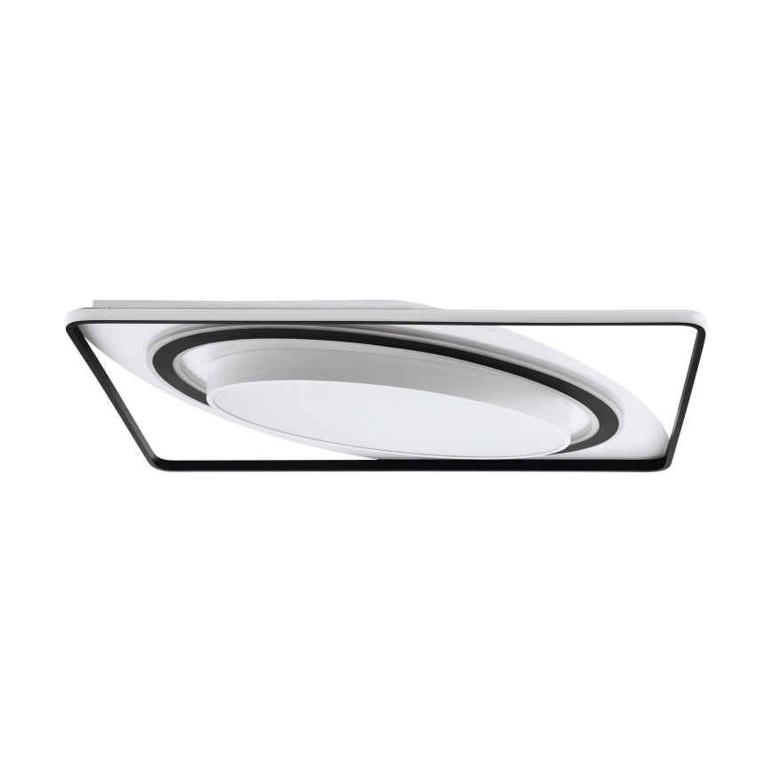 Eglo - Светодиодный потолочный светильник с регулированием яркости LED/28W/230V+LED/13W+ LED/2,8W 3000-6500K черная + дистанционное управление