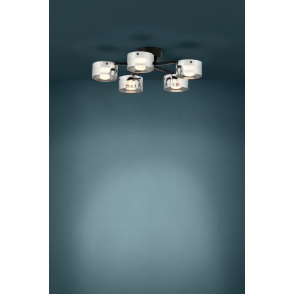 Eglo - Пристельова LED люстра з регулюванням яскравості 5xLED/5,4W/230V