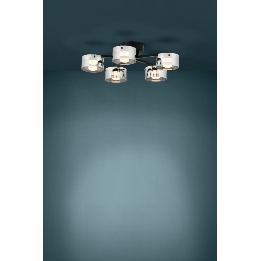 Eglo - Пристельова LED люстра з регулюванням яскравості 5xLED/5,4W/230V