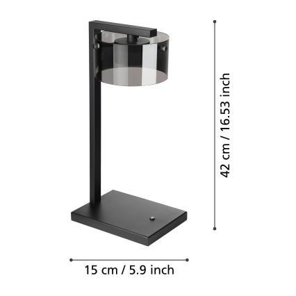 Eglo - LED Настільна лампа з регулюванням яскравості 1xLED/7,2W/230V