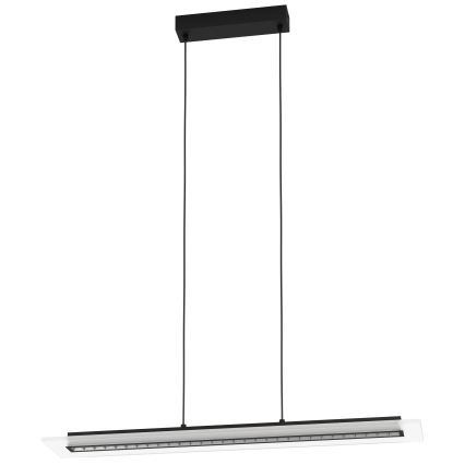 Eglo - Светодиодная подвесная люстра с регулированием яркости LED/57,5W/230V 3000K черный + дистанционное управление