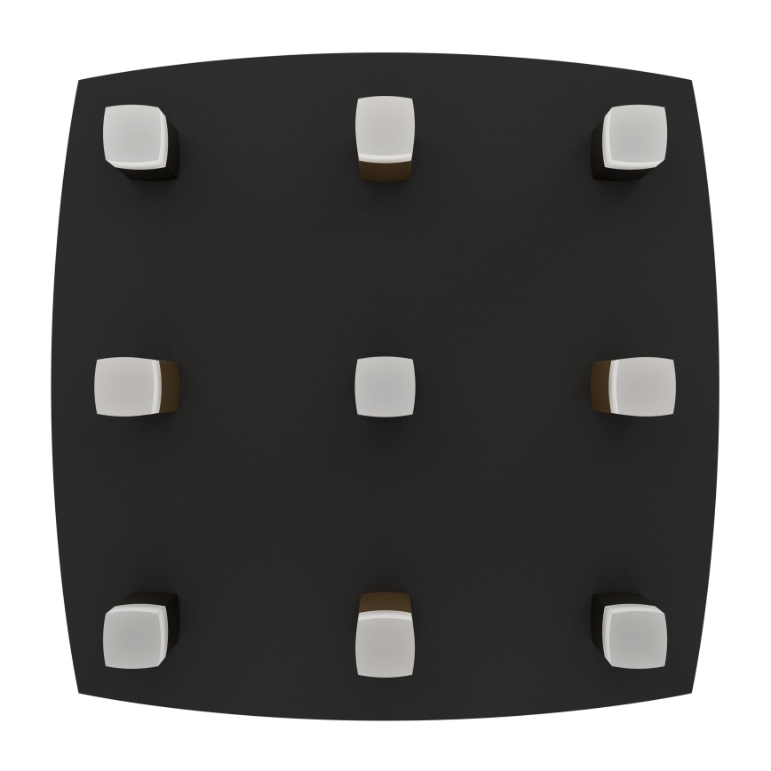 Eglo - Светодиодный потолочный светильник с регулированием яркости 9xLED/3,1W/230V 3000K антрацит/золотистый