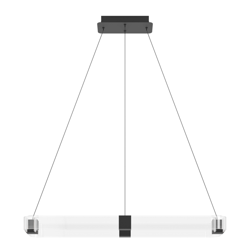 Eglo - Светодиодная подвесная люстра с регулированием яркости LED/39,2W/230V 3000K черная
