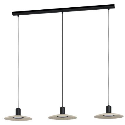 Eglo - Світлодіодна підвісна люстра 3xGU10/4,6W/230V 3000K