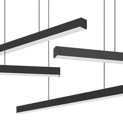 Eglo - Светодиодная подвесная люстра с регулированием яркости 6xLED/8,4W/230V 3000K черная