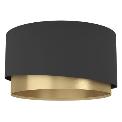 Eglo - Потолочный светильник 1xE27/40W/230V черный/золотистый