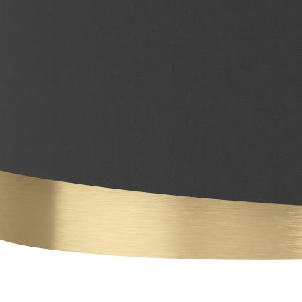 Eglo - Стельовий світильник 1xE27/40W/230V чорний/золотий