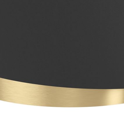 Eglo 39926 - Підвісна люстра MANDERLINE 1xE27/40W/230V чорний/золотий