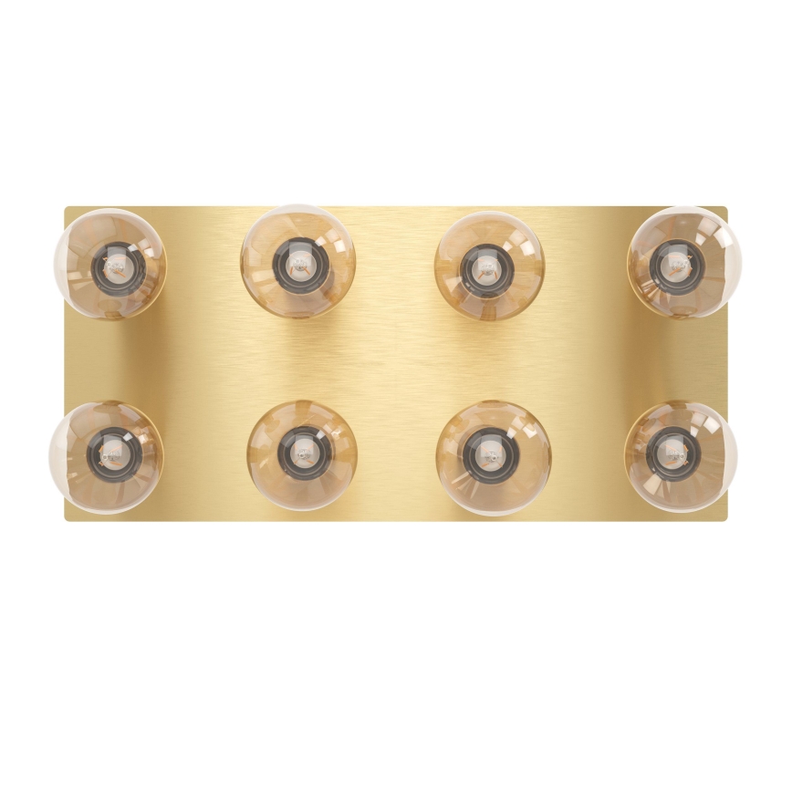 Eglo - Потолочный светильник 8xE27/40W/230V золотистый
