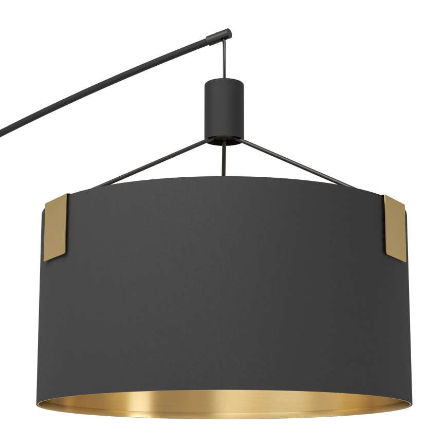 Eglo - Торшер 3xE27/40W/230V черный/золотистый