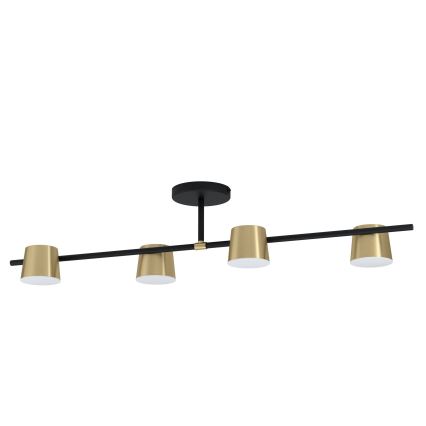 Eglo - Пристельова LED люстра 4xGU10/4,6W/230V 3000K золотий