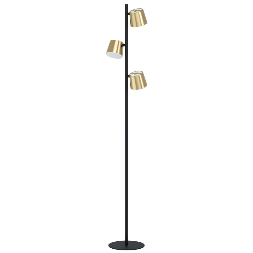 Eglo - Светодиодный торшер 3xGU10/4,6W/230V 3000K золотистый