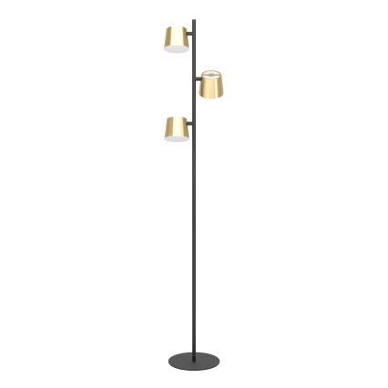 Eglo - Светодиодный торшер 3xGU10/4,6W/230V 3000K золотистый