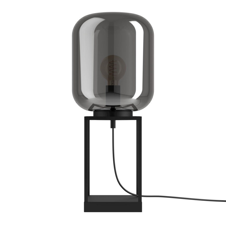 Eglo - Настільна лампа 1xE27/40W/230V димчастий