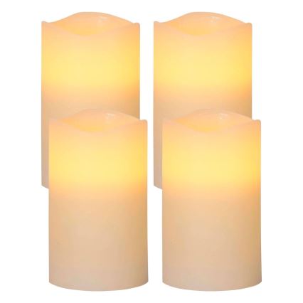 Eglo - Набор 4x светодиодные рождественские украшения 1xLED/0,066W/3xAAA бежевые