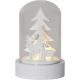 Eglo - НАБІР 3x Різдвяна LED декорація 1xLED/0,06W/1xCR2032 білий