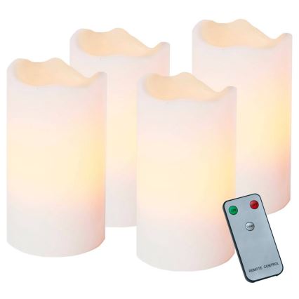 Eglo - НАБІР 4x Різдвяна LED декорація 2xLED/0,18W/2xCR2032 + дистанційне керування
