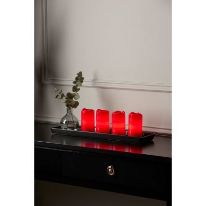 Eglo - НАБІР 4x LED різдвяних декорацій ADVENT LED/0,18W/2xCR2032 + пульт ДУ