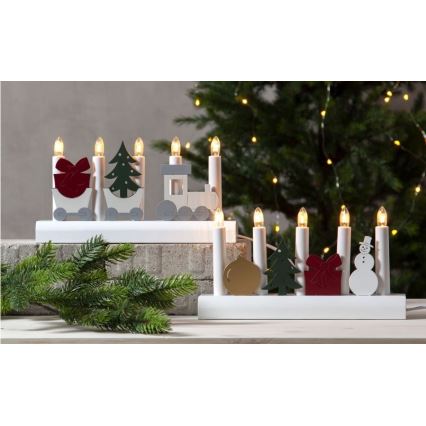 Eglo - Різдвяний підсвічник 5xE10/3W/230V
