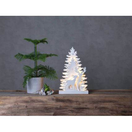 Eglo 410417 - Рождественское светодиодное украшение FAUNA 10xLED/0,03 Вт/2xAA