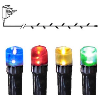 Eglo - LED уличная гирлянда, 160 светодиодов, 26 м, IP44, многоцветная