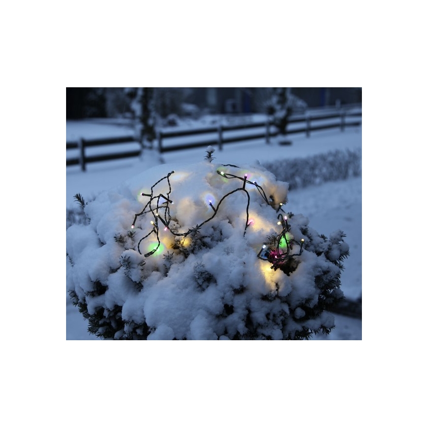 Eglo - LED уличная гирлянда, 160 светодиодов, 26 м, IP44, многоцветная