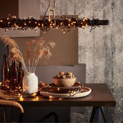 Eglo - Вулична різдвяна LED гірлянда 800xLED 21м IP44 теплий білий