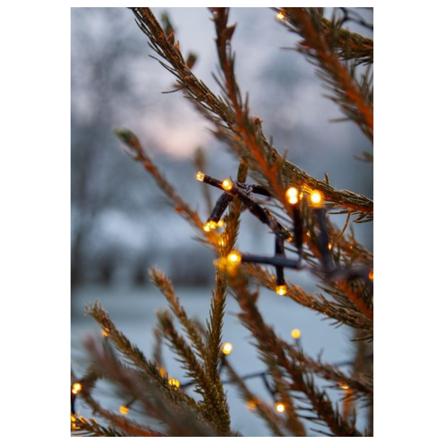 Eglo - LED вулична різдвяна гірлянда 1200 світлодіодів 29 м IP44 теплий білий